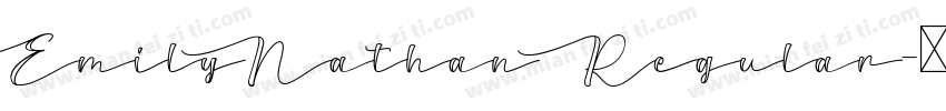 EmilyNathan Regular字体转换